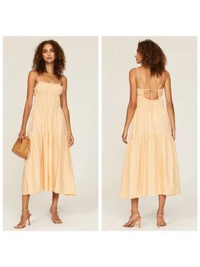 Vince Tie Back Cami Dress Size L